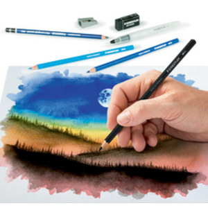 STAEDTLER Kit de dessin Watercolour Design Journey,18 pièces