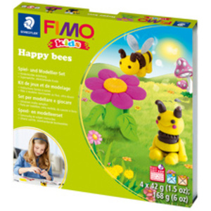 FIMO kids Kit de modelage Form & Play 'Happy bees', niveau 3