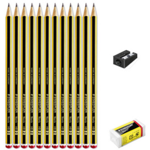 STAEDTLER Crayon graphite Noris, pack promo 12