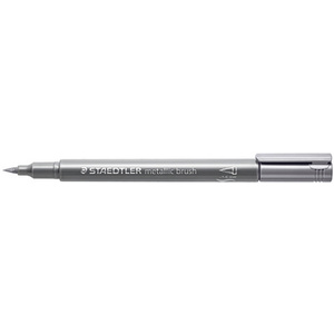 STAEDTLER Feutre pinceau métallisé, argent