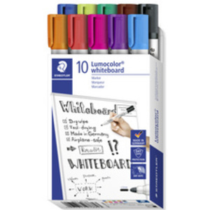 STAEDTLER Lumocolor Marqueur pour tableau blanc 351B, par 10