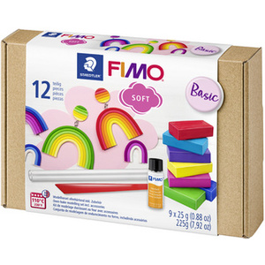 FIMO SOFT Kit de pâte à modeler 'Basic', 12 pièces