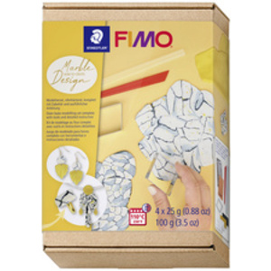 FIMO Kit pâte à modeler SOFT design marbre, à cuire au four