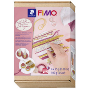FIMO Kit pâte à modeler SOFT design tricot, à cuire au four
