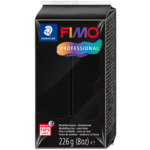 FIMO PROFESSIONAL Pâte à modeler, 226 g, noir
