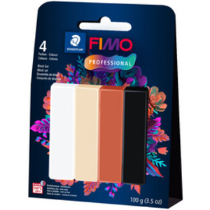 FIMO PROFESSIONAL Set de pâte à modeler 'Natural Colours'