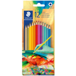STAEDTLER Crayon de couleur Edition 1, étui en carton de 12