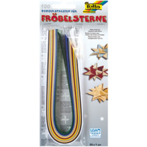 folia Bandes de papier pour étoiles de Froebel, 350 x 10 mm