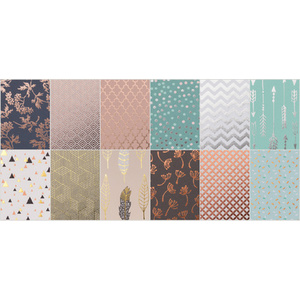 folia Bloc de papier design 'Hotfoil', A4, 165 g/m2