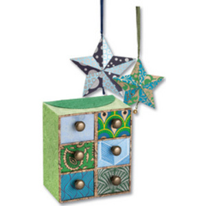 folia Bloc de papier naturel 'KERALA', 20 feuilles