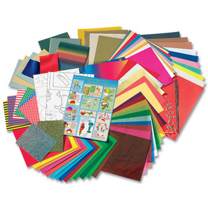 folia Mallette de bricolage de papier Jumbo, 107 pièces