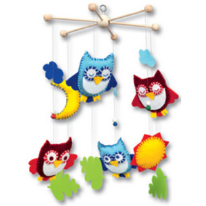 folia Set mobile 'Hiboux', 19 pièces