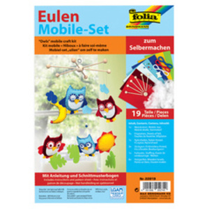 folia Set mobile 'Hiboux', 19 pièces