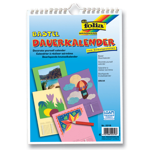 folia Calendrier mural créatif, A4, en couleur