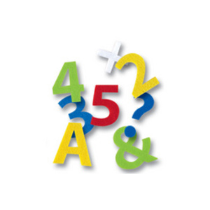 folia Pièces prédécoupées en feutre pour bricolage 'lettres'