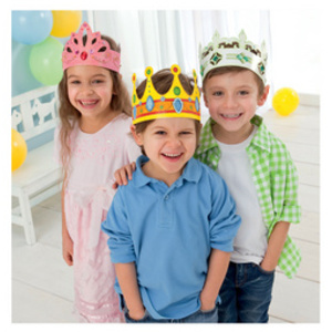folia Couronnes pour enfants en carton, different modèles