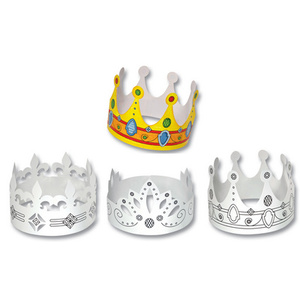 folia Couronnes pour enfants en carton, different modèles