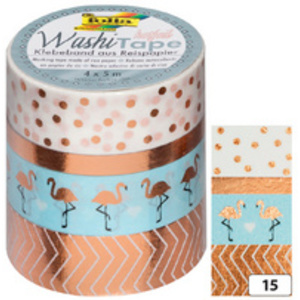 folia Rubans autocollants déco Washi-Tape HOTFOIL ARGENT