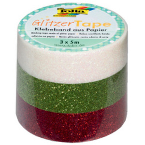 folia Ruban adhésif 'Glitter-Tape', cuivre/turquoise/violet