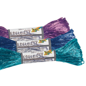 folia Raphia artificiel brillant, 40 mm x 30 m, couleurs