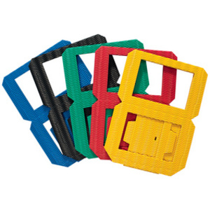 folia Lampions prédécoupés, petit, rectangulaire, noir