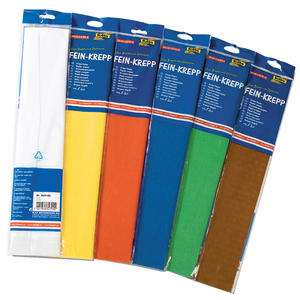 folia Papier crépon, (l)500 mm x (L)2,5 m, vert mousse