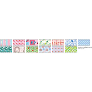 folia Carton à motif 'romantique', 500 x 700 mm, 270 g/m2