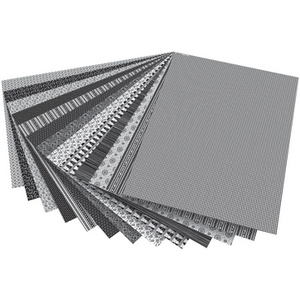 folia Carton à motif 'Noir / Blanc', 500 x 700 mm, 270 g/m2