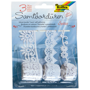 folia Bordures en velours 'été', autocollant, couleurs