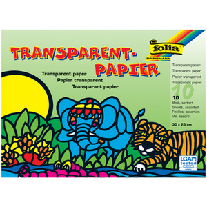 folia Papier transparent, 200 x 300 mm, 10 feuilles