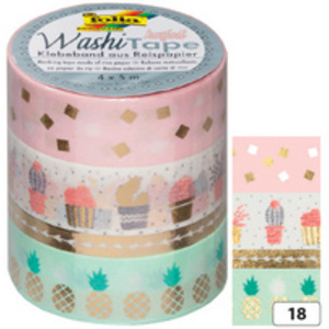folia Rubans autocollants déco Washi-Tape HOTFOIL OR
