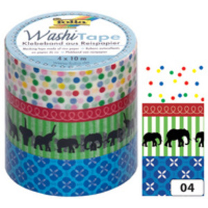 folia Rubans autocollants déco Washi-Tape TROPICAL