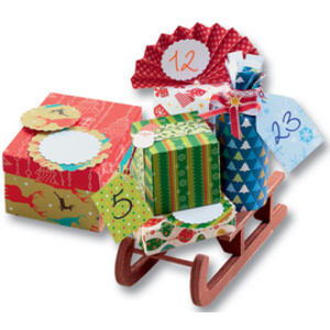 folia Bloc de papier avec motif 'Noël III', 240 x 340 mm