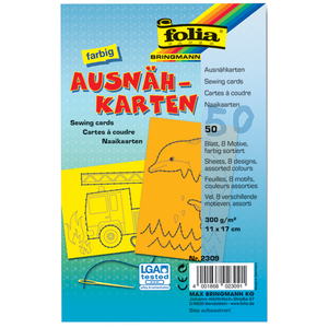 folia Cartes à coudre, 110 x 170 mm, assorti