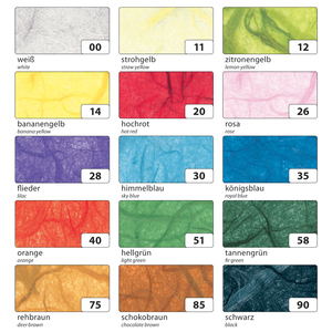 folia Soie de paille, (L)470 x (H)640 mm, assorti