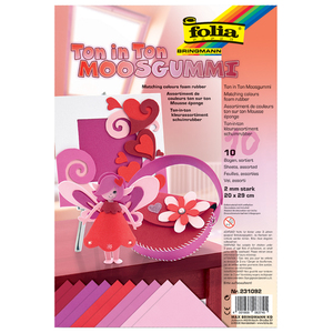 folia Mousse éponge, (L)200 x (H)290 mm, assortiment jaune