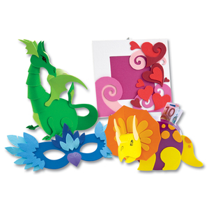 folia Mousse éponge, (L)200 x (H)290 mm, assortiment rouge