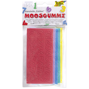folia Pièces estampées-caoutchouc mousse 'Lettres'