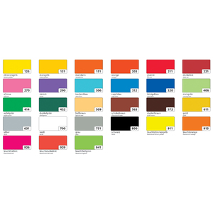 folia Carton pour affiches, (L)480 x (H)680 mm, rouge clair