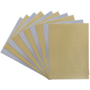 folia Carton ondulé pour travaux manuels, 250 x 350 mm