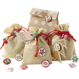 folia 'Buttons' pour calendrier de l'Avent, en t'le