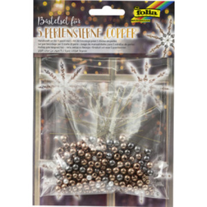 folia Kit d'étoiles en perles, 340 pièces, pastel