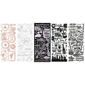 folia Autocollant relief 'DIVERS', format feuille 100x240mm