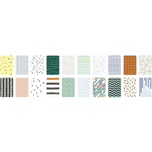 folia Bloc de papier à motifs 'Minimaliste', 240 x 340 mm