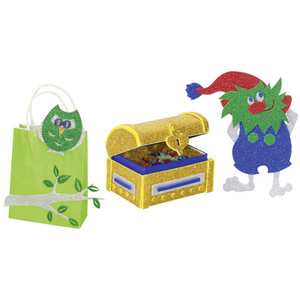 folia Caoutchouc mousse pailletté, 200 x 290 mm, argent