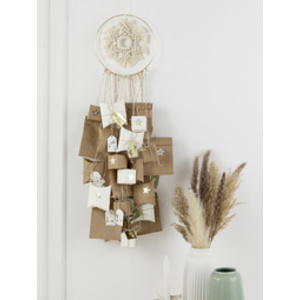 folia Kit pour calendrier de l'Avent MACRAME, 55 pièces