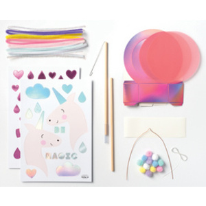 folia Kit de lanterne SWEET RAINBOW, rose irisé