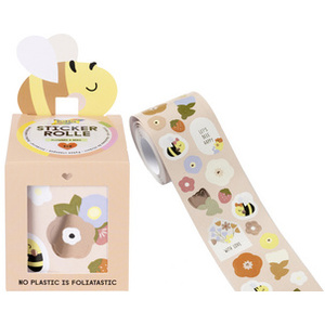 folia Sticker FLOWERS & BEES, sur rouleau, 4 m