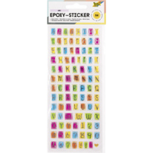 folia Sticker époxy HEARTS, effet 3D