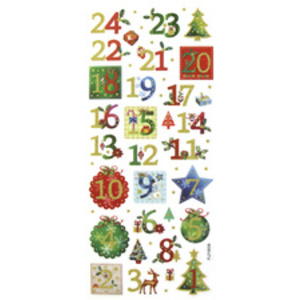 folia Sticker scintillant de Noël CHRISTMAS